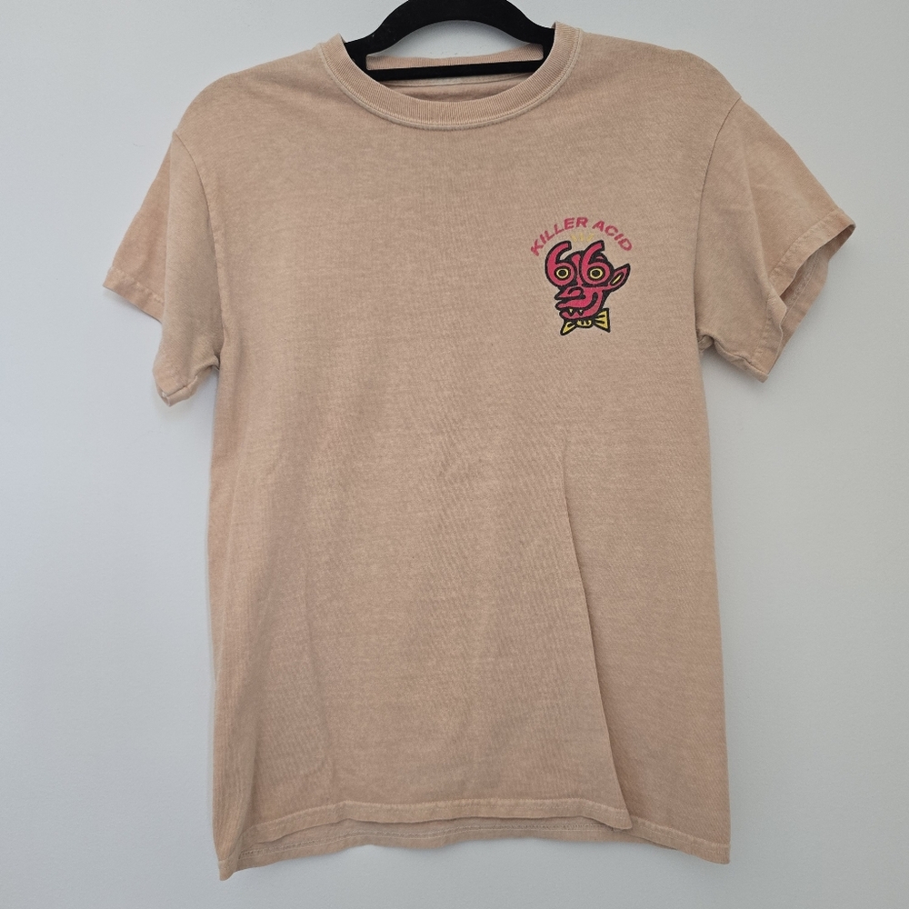 Killer Acid Limited Edition Peach Shirt Take the High Road - Small